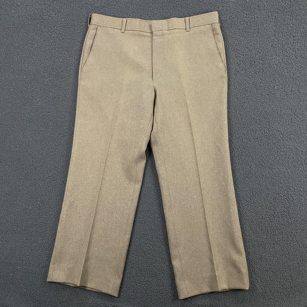 Vintage Levis Action Slacks Pants Mens 34x26 Talon Zip Dress Chino Straight